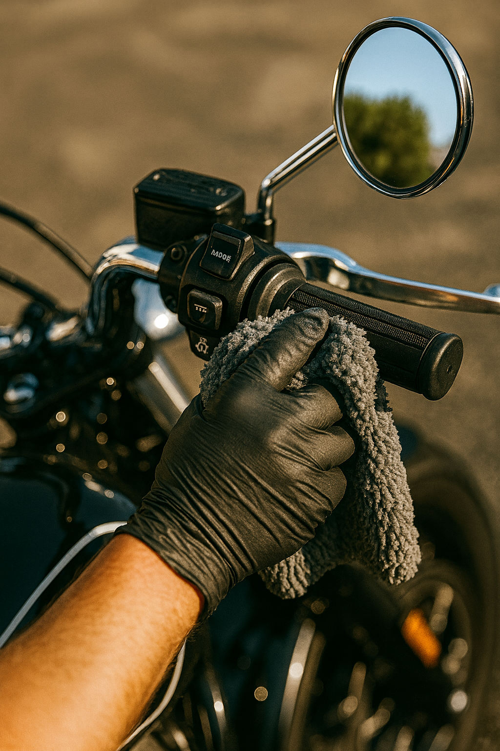 7 Steps for Effective Motorcycle Handlebar Cleaning
